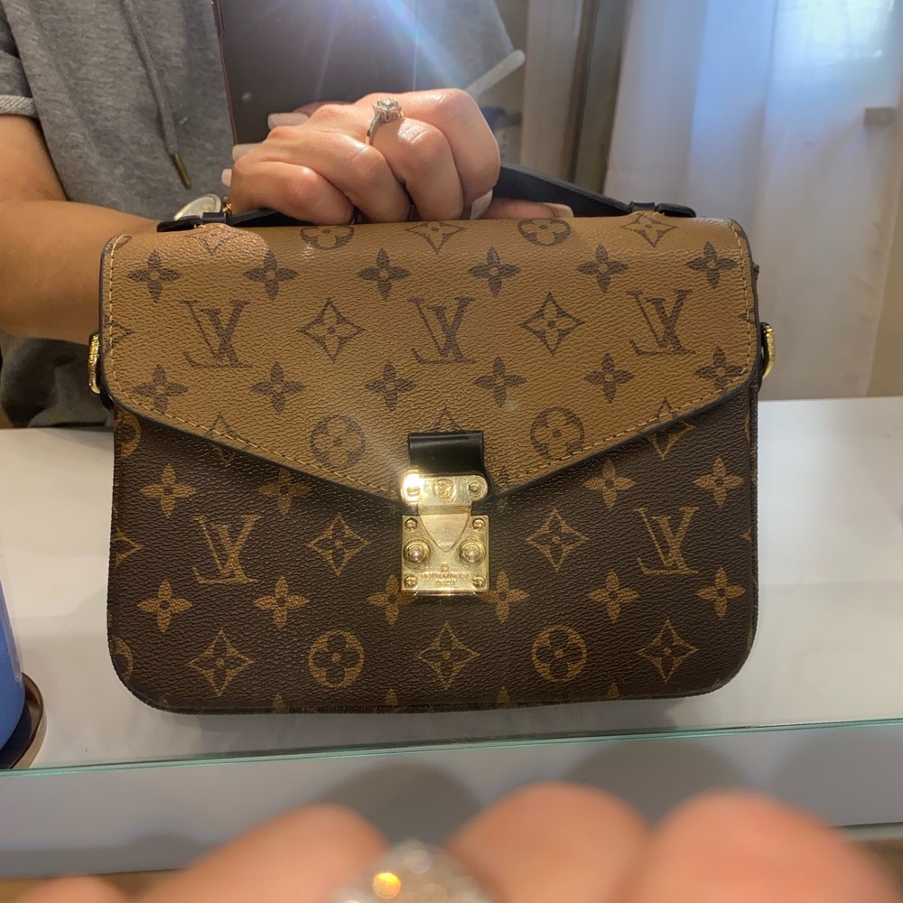 Louis Vuitton two tone purse